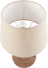 Tischlampe GODAWARI Mangoholz Dunkelbraun Bild 4