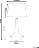 Tischlampe GODAWARI Mangoholz Dunkelbraun Bild 2