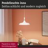 Pendelleuchte Juna E27 max. 20W Champagner, Weiß matt dimmbar Metall Bild 2
