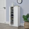 en. casa Schuhschrank 108 x 55 x 35 cm Weiß Bild 5