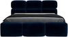 Polsterbett MAROKO 120x200 mit Matratze, Bettkasten und Lattenrost. Farbe: Blau 11 Bild 3