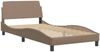 vidaXL Bettgestell ohne Matratze "Hvar" Cappuccino-Braun 100x200 cm Kunstleder 3207985 Bild 5