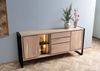 Sideboard Akazie / Altholz 200x40x90 natur lackiert DENVER #112 Bild 2
