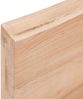 vidaXL Wandregal Hellbraun 100x50x(2-6) cm Massivholz Eiche Behandelt 363688 Bild 5