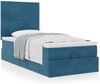 vidaXL Ottoman-Bett mit Matratzen Dunkelblau 80x200 cm Samt 3313365 Bild 4