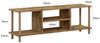 Fernsehtisch Ærøskøbing mit 2 Ablagefächern 43 x 120 x 29 cm Holzoptik [en. casa] Bild 2