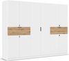 rauch Kleiderschrank, Drehtürenschrank TICAO, 10-türig, 2 Schubkästen, inkl. Türdämpferset, Alpinweiß, 271 x 210 x 54 cm Bild 3