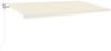 vidaXL Markise Automatisch Einziehbar 600x350 cm Creme 3069047 Bild 2