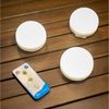 Licht-Erlebnisse LED-Leuchtmittel CHERRY, LED, Warmweiß, LED USB Akku Haken Magnet 3er Set 2700 K Dimmer Fernbedienung IP54 Bild 2