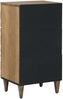 vidaXL Sideboard mit Speicher Braun 40 x 33,5 x 75 cm Massivholz Mango 4018355 Bild 5