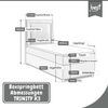 Best For Home Trinity K3 Einzelbett: Boxspringbett mit Bonnell-Federkern, Matratze und Stauraum Bild 2
