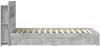 vidaXL Bettgestell mit Stauraum Betongrau 90x190 cm Holzwerkstoff 3433625 Bild 4