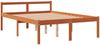 vidaXL Seniorenbett Wachsbraun 140x190 cm Massivholz Kiefer 844154 Bild 3
