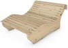 Relaxliege "Heiner" Gartenliege 120cm Zirbe Bild 2