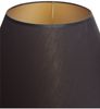 Tischlampe Glas lila schmal mit Lampenschirm schwarz Bild 5