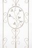 Rankgitter FALK - 35x1x122cm, Metall, Antik-Creme | Rankhilfe Kletterpflanzen Gartendekoration Bild 3
