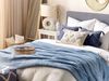 Beliani 'BJAS' Kuscheldecke, Polyester blau, 150x200 cm Bild 3