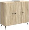 vidaXL Sideboard Sonoma-Eiche 89 x 34,5 x 80 cm Holzwerkstoff 895567 Bild 2