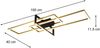 Trio Wand- und Deckenleuchte SALINAS incl. 1x SMD LED, 34W · 1x3900lm, 3000K, messing matt (620310308) Bild 3