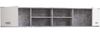 Wandregal >LUPO< in Betonoptik Lichtgrau/ Weiß - 206,4x39,3x25,1cm (BxHxT) Bild 4
