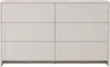 Vente-unique - NALYRA Kommode Holz, Platte Beige - B 40 cm x H 85 cm x L 138 cm Bild 3