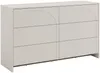 Vente-unique - NALYRA Kommode Holz, Platte Beige - B 40 cm x H 85 cm x L 138 cm Bild 2