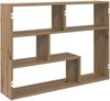 vidaXL Wandregal Wandhalterung Artisan-Eiche 95 x 20 x 69,5 cm 8012147 Bild 5