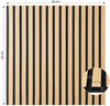Akustikpaneele Holz 60 x 60 cm 2 Paneele Wandpaneele Deckenpaneele 3D Wandpaneel Wandverkleidung Dekorpaneel Bild 3