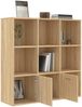 vidaXL Bücherregal Sonoma-Eiche 98 x 30 x 98 cm Spanplatte [801119] Bild 5