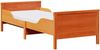 vidaXL Bettrahmen mit ausziehbarem Matratze Braun 80 x 200 cm 3385945 Bild 2