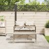 vidaXL 3-tlg. Garten-Essgruppe mit Kissen Beige Poly Rattan 4104185 Bild 3
