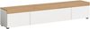 Lowboard >Ruda< stehend / hängend, Weiß / Artisan Eiche Dekor - 180x34x33cm (B/H/T) Bild 1
