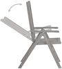 vidaXL Verstellbare Gartenstühle 3 Stk. mit Auflagen Massivholz Akazie 3064729 Bild 5