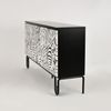 Livin Hill 'Stilig' Kommode, MDF / Metall, Schwarz / Weiß, 90 x 40 x 183 cm Bild 5