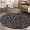 Sanat Hochflor-Teppich Luxus 3506, rund, Höhe: 30 mm, robuster Langflor, weich, Wohnzimmer, Schlafzimmer Bild 2