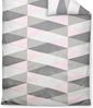 Janine Bettwäsche J.D. 87014 01 Rosa Taupe Grau Mako Satin 155 x 220 + 80 x 80 cm Bild 4