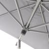Doppler Sonnenschirm / Mittelstockschirm "Act Auto-Tilt 240x240", hellgrau, 240 x 240 cm Bild 3