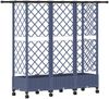 vidaXL Hochbeet mit Rankgitter und Dach Grau 164 x 40 x 127 cm PP 3423122 Bild 5