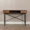 Bronx71 Schreibtisch Maury Eiche dunkel 120x55x77 cm Bild 2