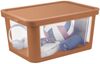 Rotho Aufbewahrungsbox mit Deckel Albris 57 x 39 x 27 cm coral clay Bild 3