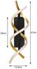 LED Wandleuchte, Switch Dimmer, messing, CCT, H 47 cm Bild 5