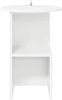 vidaXL Beistelltisch Weiß Ø 39,5 x 55 cm Holzwerkstoff 8001037 Bild 4