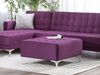 Ottomane ABERDEEN Stoff Violett Bild 3