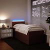 vidaXL Boxspringbett mit Matratze Rosa 80x200 cm Samt 3289895 Bild 5