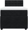 vidaXL Boxspringbett mit Matratze Schwarz 90x200 cm Samt 3287640 Bild 4