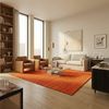 Gabbeh Teppich - Softy - Uni 240 x 170 cm - orange Bild 2