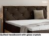 MEBLINI Boxspringbett LOFTY 12 140x200 cm mit Bettkasten – H4/Dunkelbraun Samt Polsterbett - Doppelbett mit Topper & Taschenfederkern-Matratze Bild 4