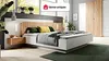 Vente-unique - FRANCOLI Bett Holz, Platte BeigeWeiß - B 218,2 cm x H 102 cm x L 264,4 cm Bild 2