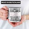 Trendation Tasse Mathe Lehrer Student Geschenk Tasse Lustiger Spruch Geschenkidee für M Bild 1