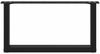vidaXL Couchtischbeine U-Form 2 Stk. Schwarz 60x(30-31) cm Stahl 4013140 Bild 5